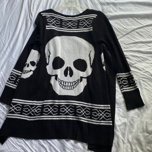 Skull Sweater Jacket